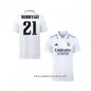 Camiseta Primera Real Madrid Jugador Rodrygo 22-23