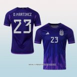 Camiseta Segunda Argentina Jugador D.Martinez 2022