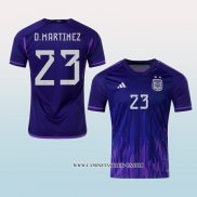 Camiseta Segunda Argentina Jugador D.Martinez 2022