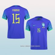 Camiseta Segunda Brasil Jugador Fabinho 2022