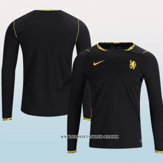 Camiseta Segunda Chelsea 26-27 Manga Larga