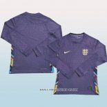 Camiseta Segunda Inglaterra 2024 Manga Larga