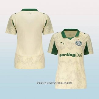 Camiseta Segunda Palmeiras Mujer 2025 Amarillo
