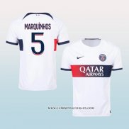 Camiseta Segunda Paris Saint-Germain Jugador Marquinhos 23-24