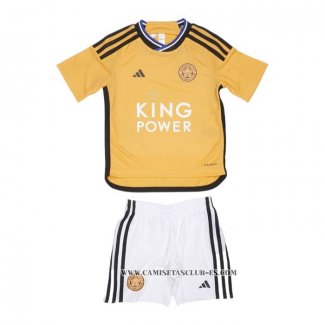 Camiseta Tercera Leicester City Nino 23-24