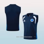 Camiseta de Entrenamiento Cruzeiro 25-26 Sin Mangas Azul