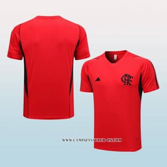 Camiseta de Entrenamiento Flamengo 23-24 Rojo