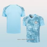 Camiseta de Entrenamiento Manchester City 23-24 Azul