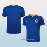 Camiseta de Entrenamiento Paises Bajos 24-25 Azul