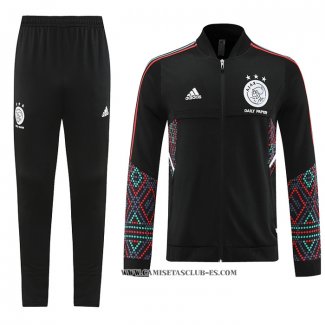 Chandal de Chaqueta del Ajax 22-23 Negro