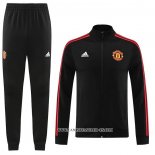 Chandal de Chaqueta del Manchester United 23-24 Negro