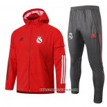 Chandal de Rompevientos del Real Madrid 2021 Rojo