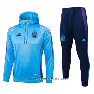 Chandal de Sudadera del Argentina 24-25 Azul