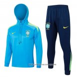 Chandal de Sudadera del Brasil 24-25 Azul