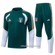 Chandal de Sudadera del Italia Nino 25-26 Verde