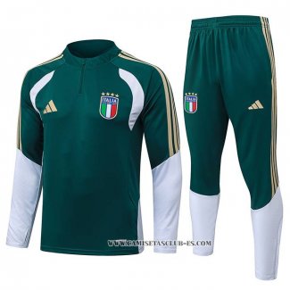 Chandal de Sudadera del Italia Nino 25-26 Verde