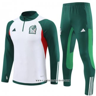 Chandal de Sudadera del Mexico 23-24 Blanco