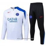 Chandal de Sudadera del Paris Saint-Germain 25-26 Blanco
