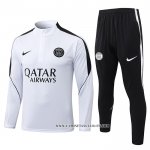 Chandal de Sudadera del Paris Saint-Germain 26-27 Blanco