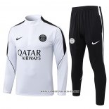 Chandal de Sudadera del Paris Saint-Germain 26-27 Blanco