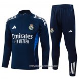Chandal de Sudadera del Real Madrid Nino 25-26 Azul