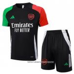 Chandal del Arsenal 24-25 Manga Corta Negro - Pantalon Corto