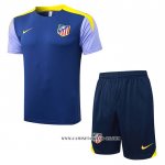 Chandal del Atletico Madrid 25-26 Manga Corta Azul - Pantalon Corto
