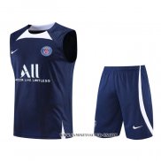 Chandal del Paris Saint-Germain 22-23 Sin Mangas Azul