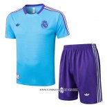 Chandal del Real Madrid 25-26 Manga Corta Azul - Pantalon Corto