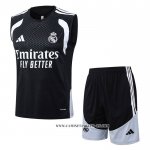 Chandal del Real Madrid 25-26 Sin Mangas Negro