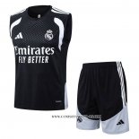 Chandal del Real Madrid 25-26 Sin Mangas Negro