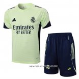 Chandal del Real Madrid 25-26 Manga Corta Verde - Pantalon Corto