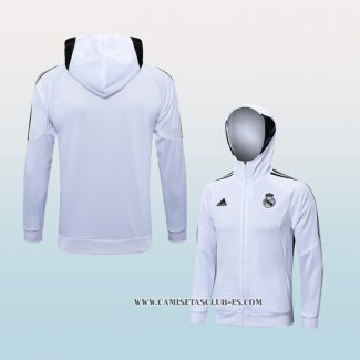 Chaqueta con Capucha del Real Madrid 22-23 Blanco