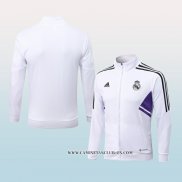 Chaqueta del Real Madrid 22-23 Blanco y Purpura