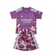 Camiseta Arsenal Portero Nino 26-27 Rosa
