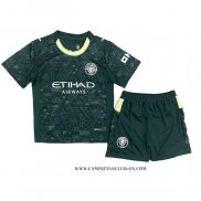 Camiseta Cuarto Manchester City Nino 25-26