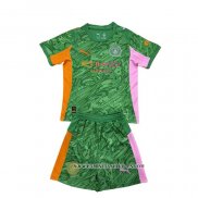Camiseta Manchester City Portero Nino 25-26 Verde