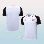 Camiseta Polo del Manchester United 23-24 Blanco