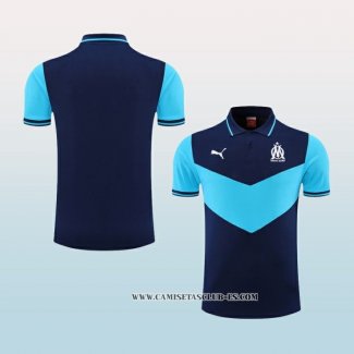 Camiseta Polo del Olympique Marsella 22-23 Azul Marino