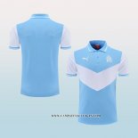 Camiseta Polo del Olympique Marsella 22-23 Azul y Blanco