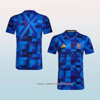 Camiseta Pre Partido del Boca Juniors 2025 Azul