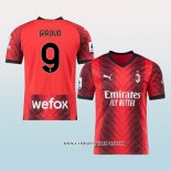 Camiseta Primera AC Milan Jugador Giroud 23-24