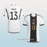 Camiseta Primera Alemania Jugador Muller 2022