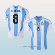 Camiseta Primera Argentina Jugador E.Fernandez 2024