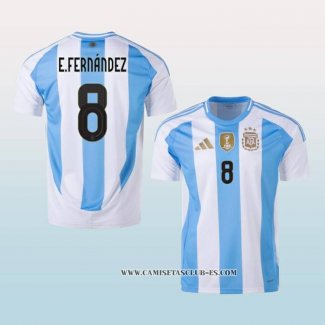 Camiseta Primera Argentina Jugador E.Fernandez 2024