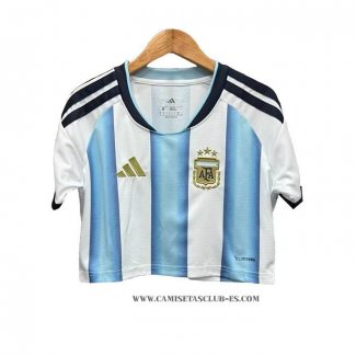 Camiseta Primera Argentina Mujer Corta 2026
