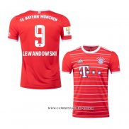 Camiseta Primera Bayern Munich Jugador Lewandowski 22-23
