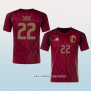 Camiseta Primera Belgica Jugador Doku 2024