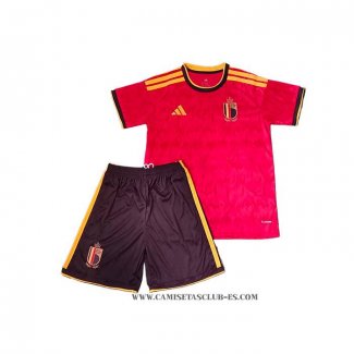 Camiseta Primera Belgica Nino 2026