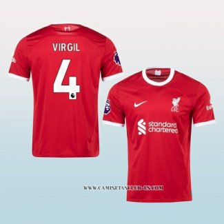 Camiseta Primera Liverpool Jugador Virgil 23-24